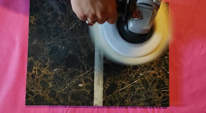 اجرای واکس جامد سنگ 4
